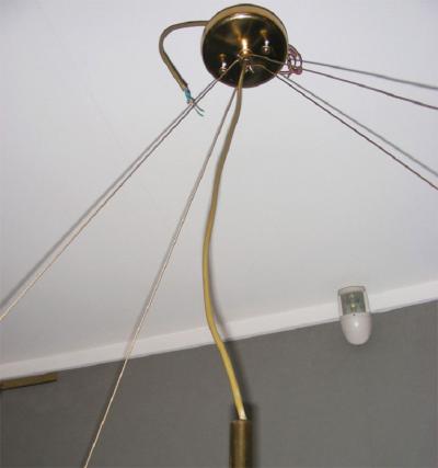 1950 1960 Italian chandelier