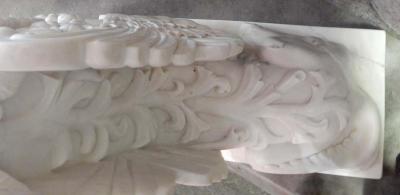 1950 Pair of Statuary White Marble Sphinxes