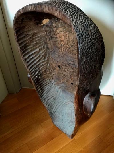 1950S AFRICANS MAN SCULPTURE