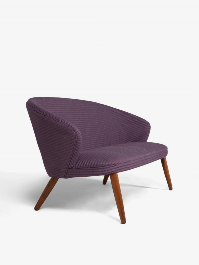 1950S DANISH SOFA WITH OAK LEGS