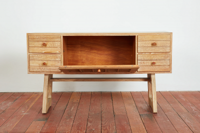 1950S ITALIAN OAK SIDEBOARD