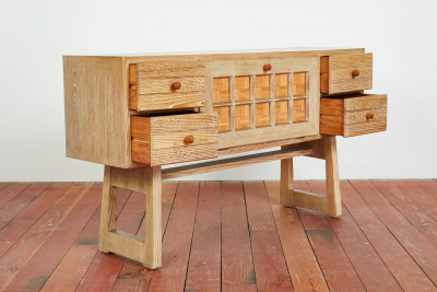1950S ITALIAN OAK SIDEBOARD