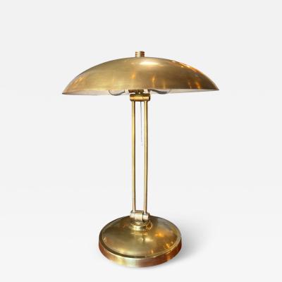 1950s Adjustable Double Arm Brass Lamp