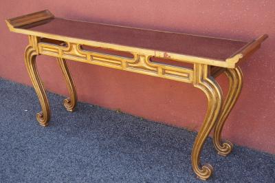 1950s Asian Altar Style Console Table