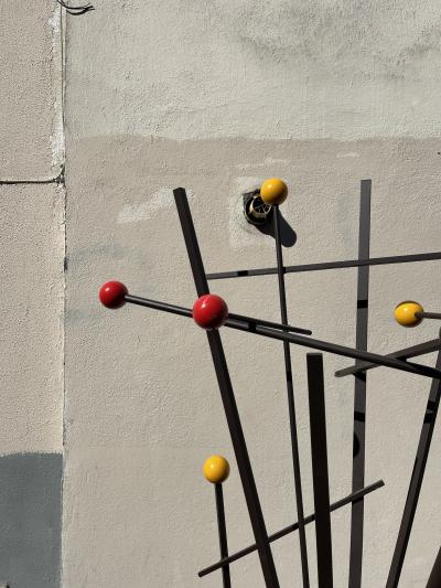 1950s Brutalist Coat rack by Mazol