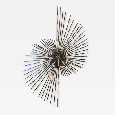 1950s Brutalist wall sculpture