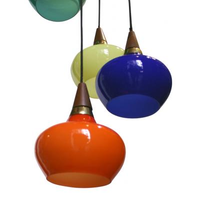 1950s Danish light suspension