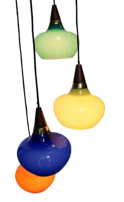 1950s Danish light suspension