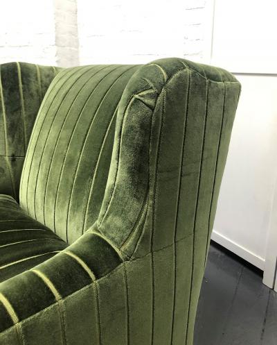 1950s English Upholstered Lounge Chairs