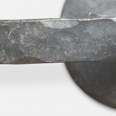 1950s French Brass and Wrought Iron Torchi re Wall Sconce