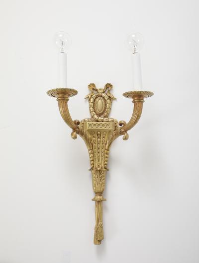 1950s French Bronze Sconces