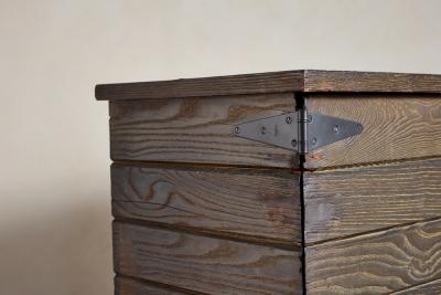 1950s French Slatted Cabinet