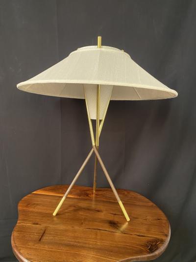 1950s Gerald Thurston Lightolier Tripod Lamp