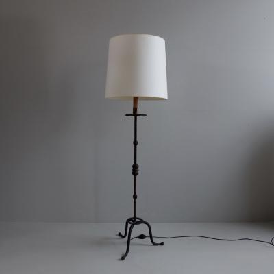 1950s Iron Standard Lamp Spain