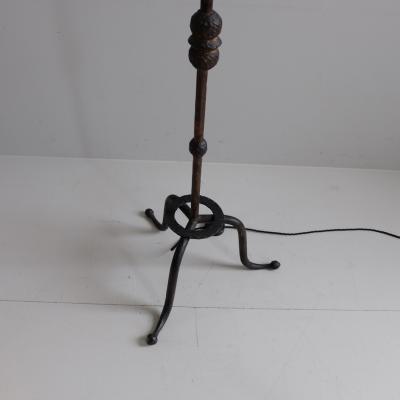 1950s Iron Standard Lamp Spain