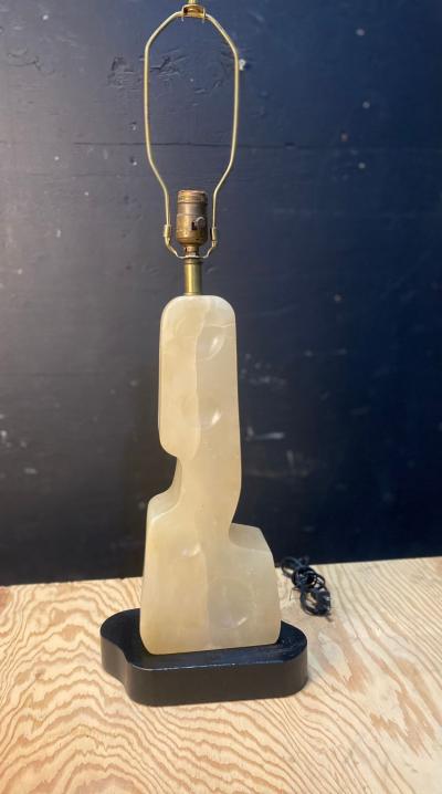 1950s Italian Alabaster table lamp by Maurizio Tempestini