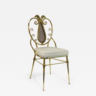 1950s Italian Brass Chiavari Chair