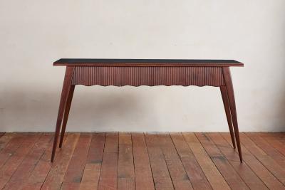 1950s Italian Fluted Console