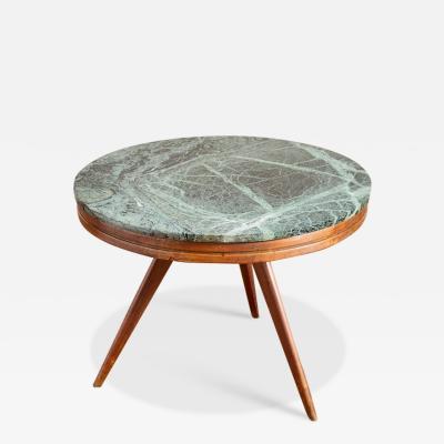 1950s Italian Green Marble Table