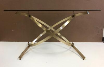 1950s Italian Sculptural Solid Brass Dining Table