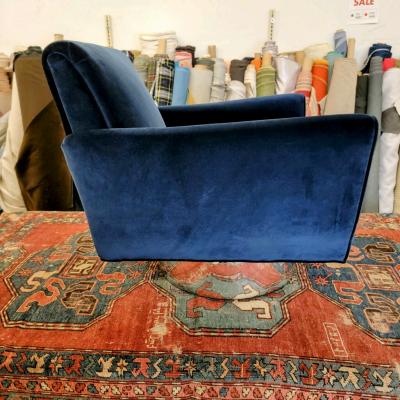 1950s Italian Swivel Tub Chairs in the Style of Marco Zanuso