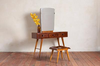 1950s Italian Vanity and Stool