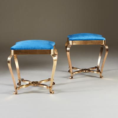 1950s Italian brass stool