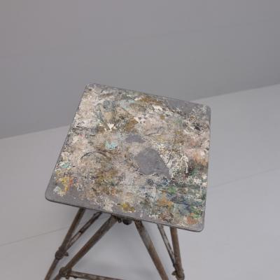 1950s Metal Collapsible Sculpture Stand Britain