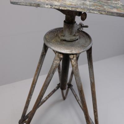 1950s Metal Collapsible Sculpture Stand Britain