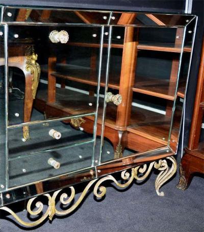 1950s Mirror Clad Buffet