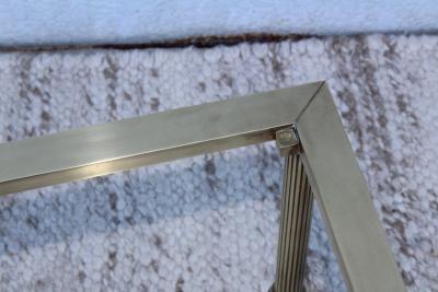 1950s Modern French Brass Coffee Table