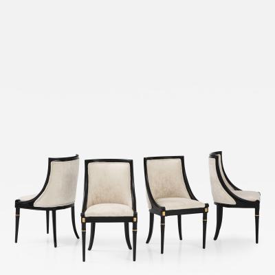 1950s Modern Italian Dining Chairs Set Of 4