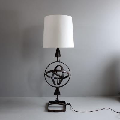 1950s Objet Trouve Astrolabe Standard Lamp