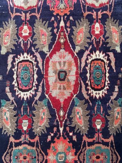 1950s Persian Hand Woven Tribal Hamadan Wool Runner 84 by 4 1 75 