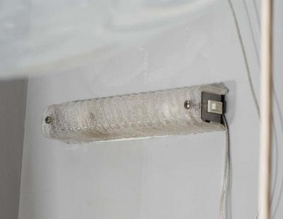 1950s Rope Twist Glass Vanity Light