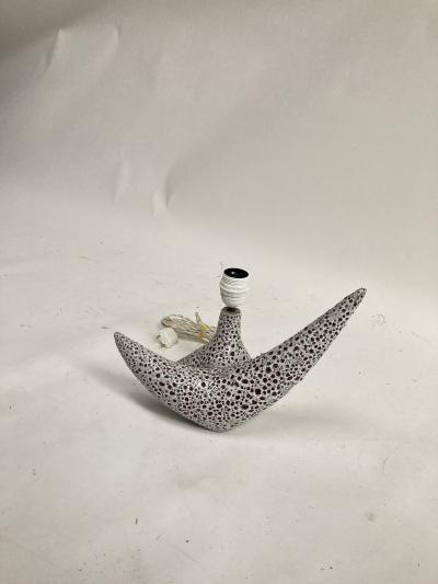 1950s Vallauris Ceramic lamp signed