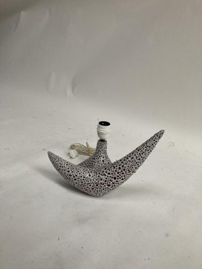 1950s Vallauris Ceramic lamp signed