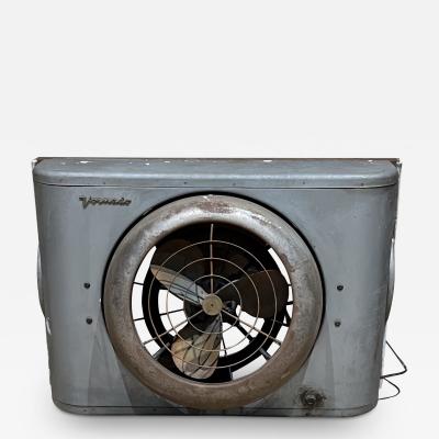 1950s Vintage Vornado Gray Electric Window Wall Fan
