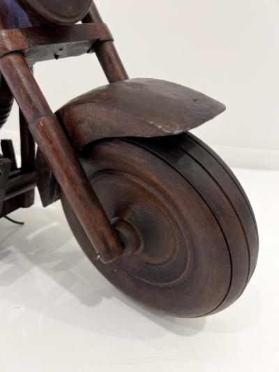 1950s Wood Motorcycle Model