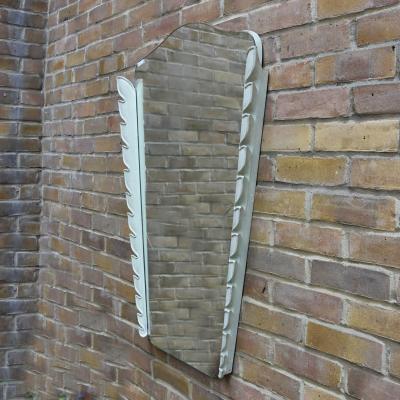 1950s carved wood Mirror