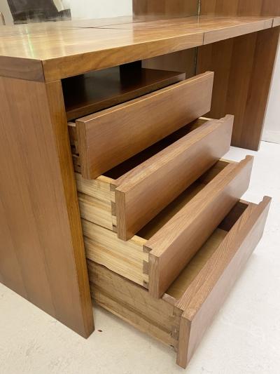 1950s dressing table in wood Italy