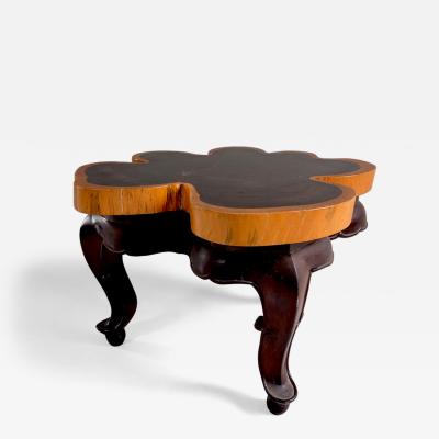 1950s hardwood side table China