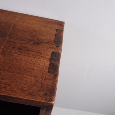 1950s solid teak console table France