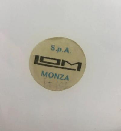 1960 Italian Pair of Forest Green White Tall Ceiling Wall Lights