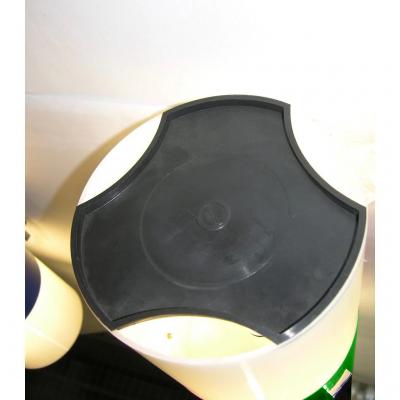 1960 Italian Pair of Forest Green White Tall Ceiling Wall Lights