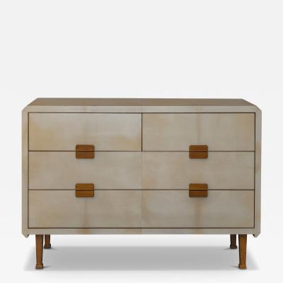 1960 s Italian Parchment Chest of Drawers