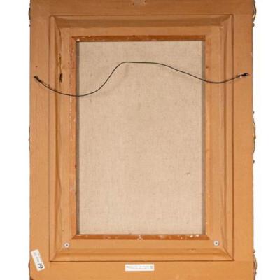 1960 s William Weintraub Portrait Oil Painting of Painting