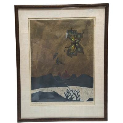 1960 s Yoshio Kanamori Japanese Woodblock Print
