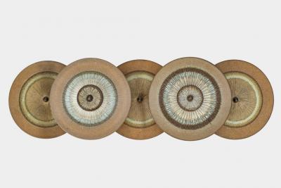 1960S DANISH CERAMIC SCONCES