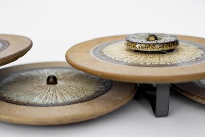 1960S DANISH CERAMIC SCONCES